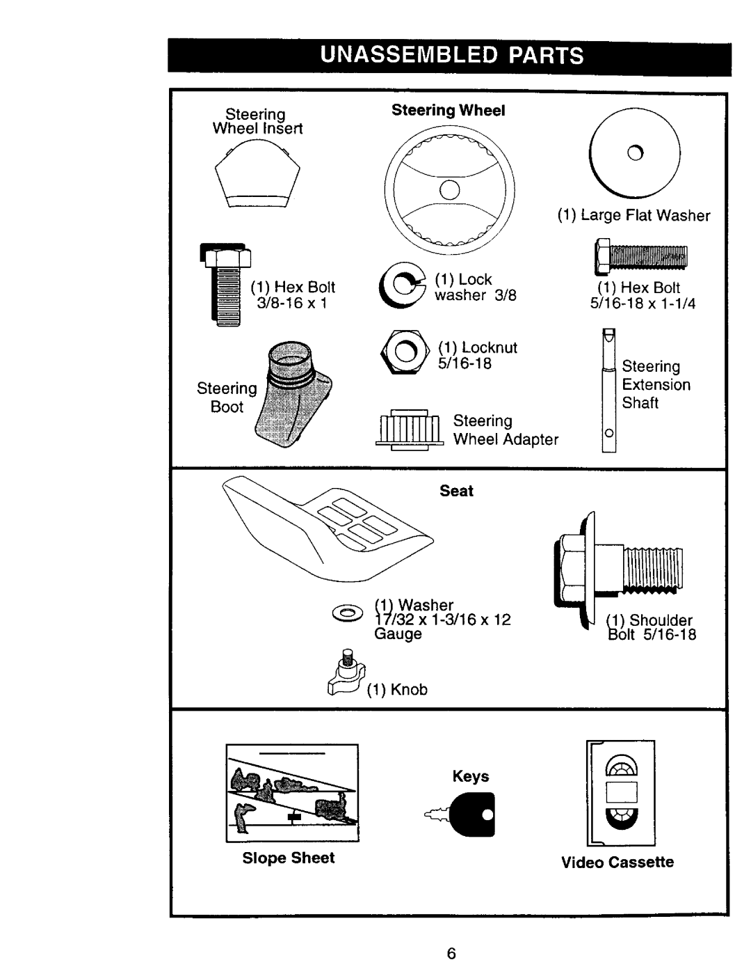 Craftsman 917.270732 owner manual Seat 