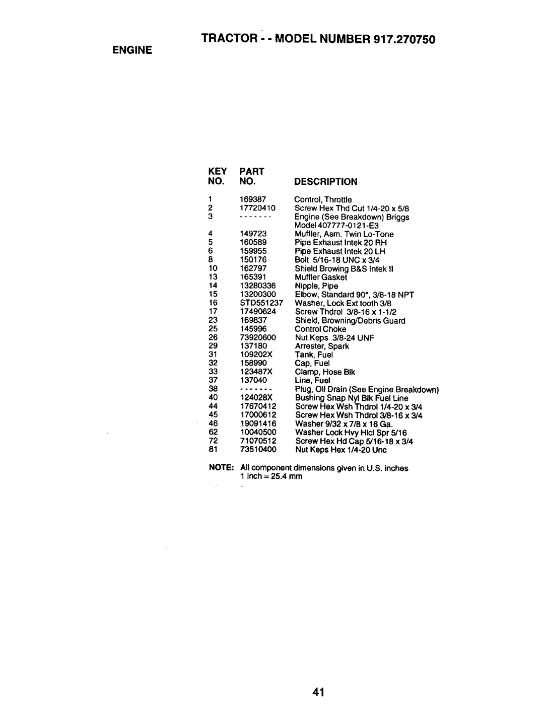 Craftsman 917.27075 owner manual 124028X 