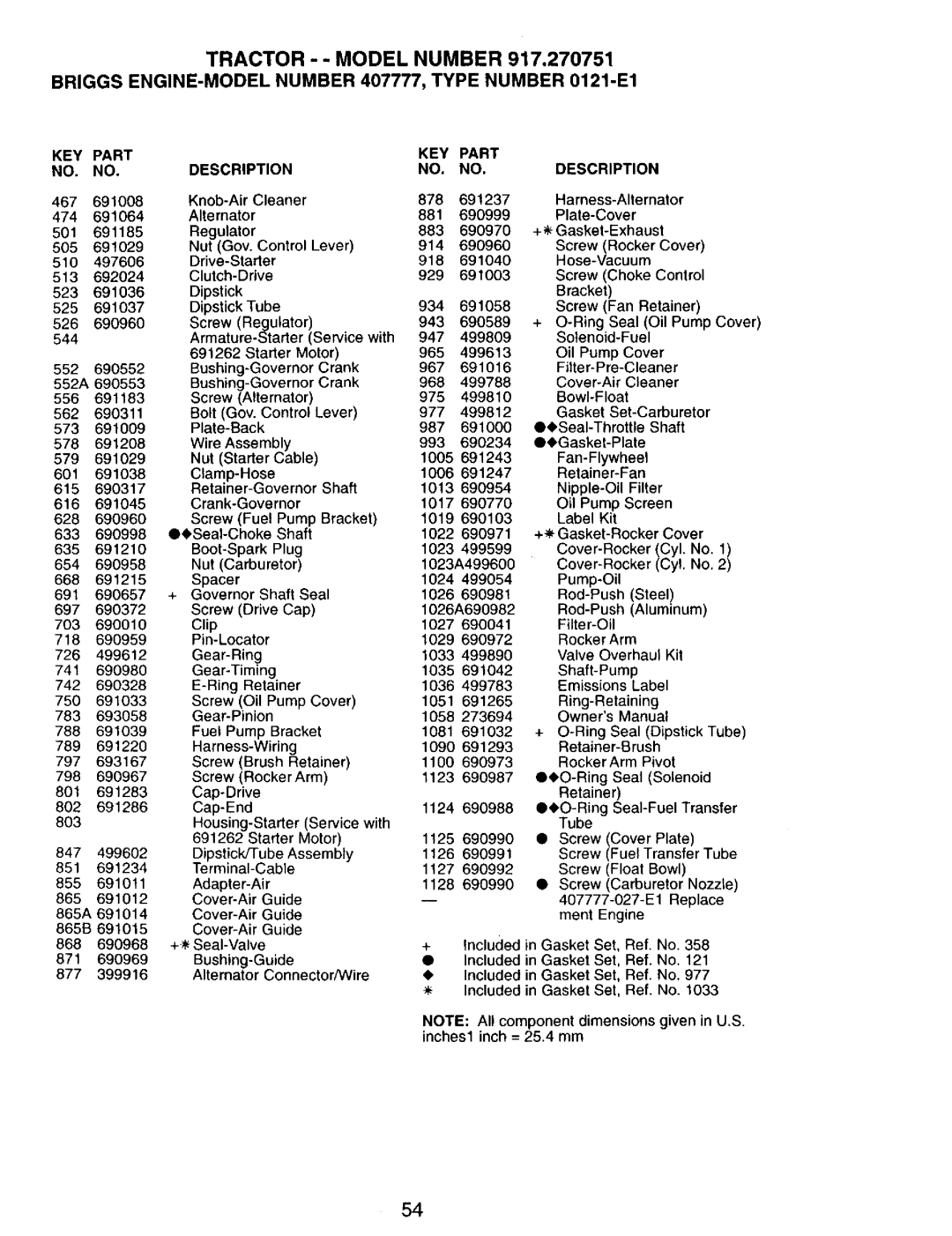 Craftsman 917.270751 owner manual 