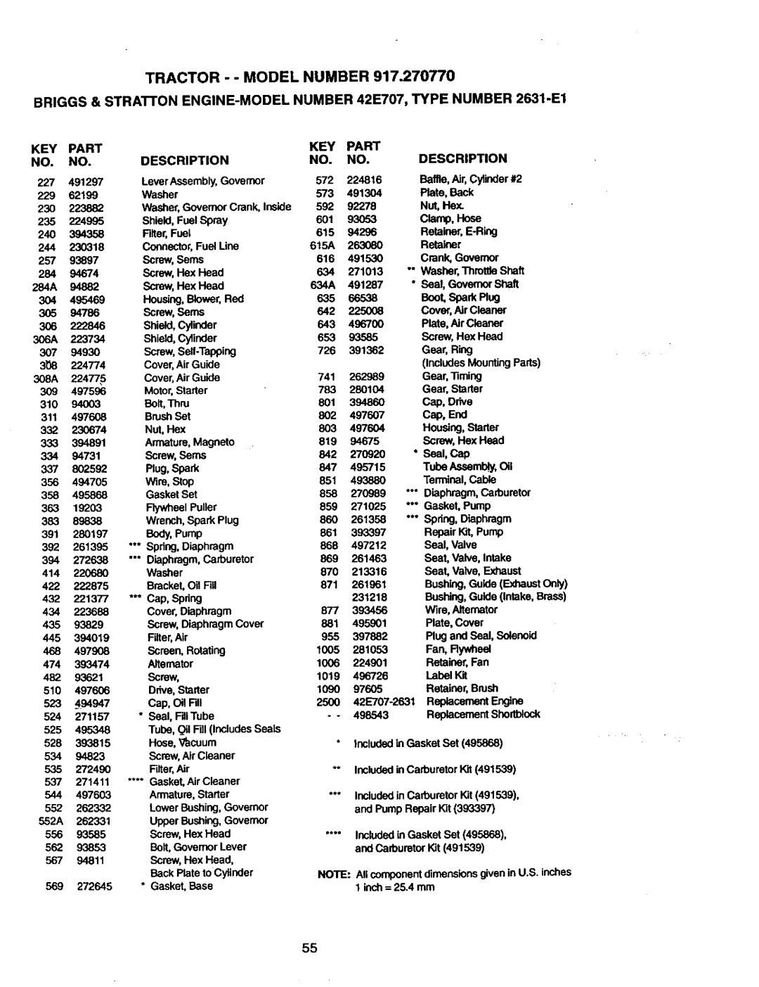 Craftsman 917.27077 manual 