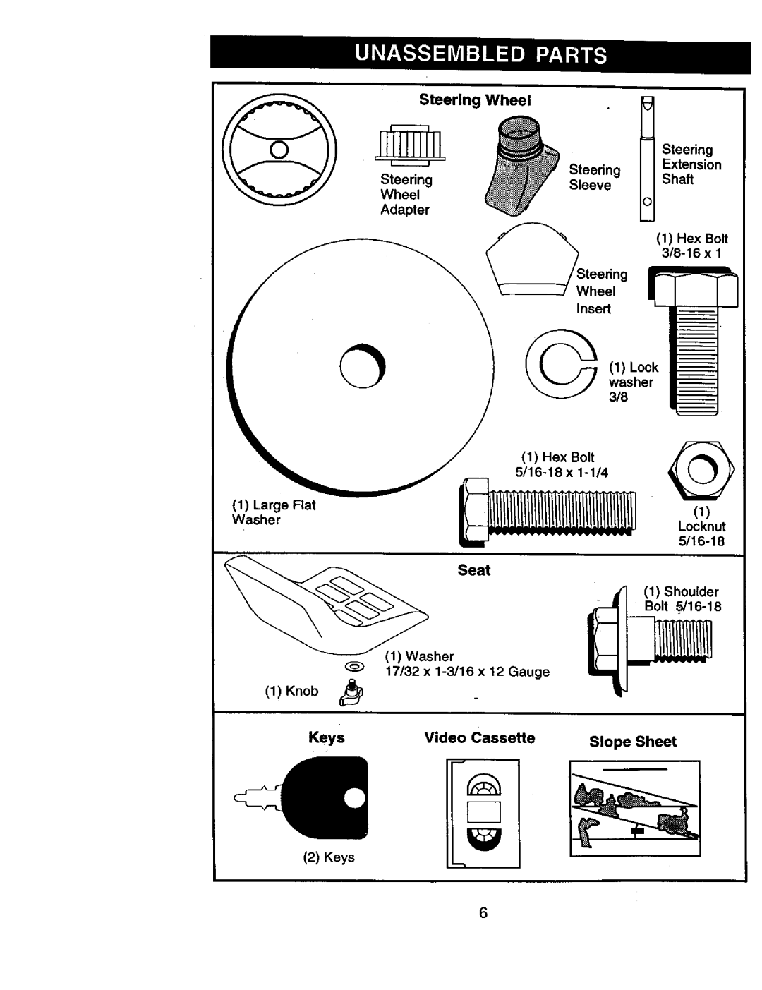 Craftsman 917.270961 manual Steering Wheel 