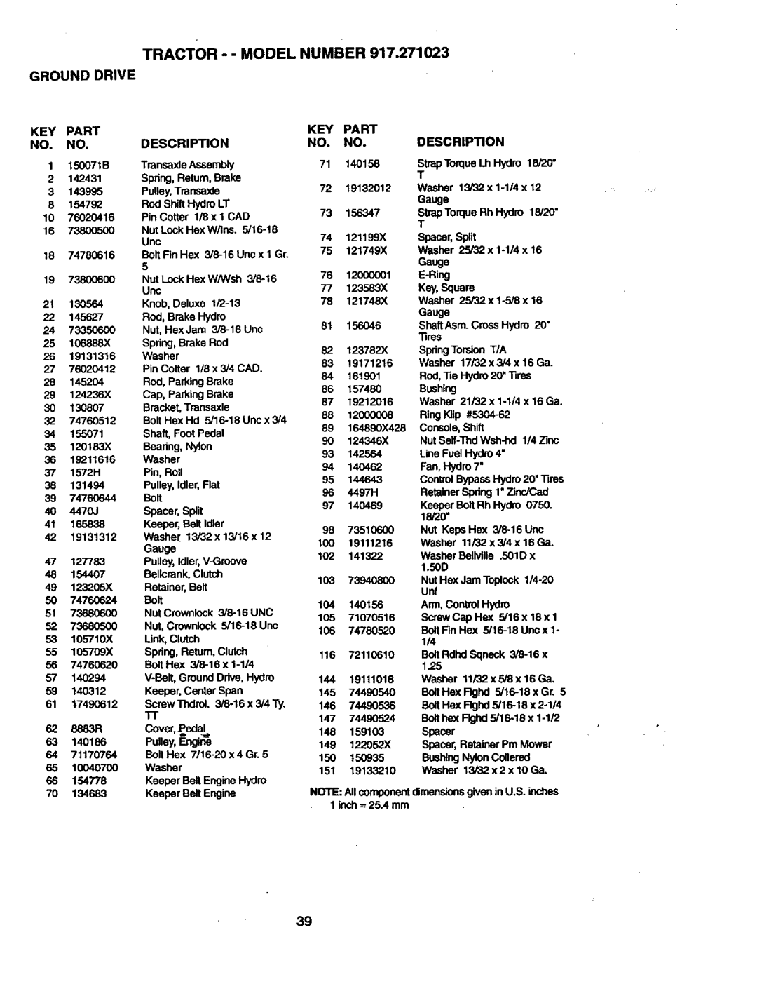 Craftsman 917.271023 manual 150071B 