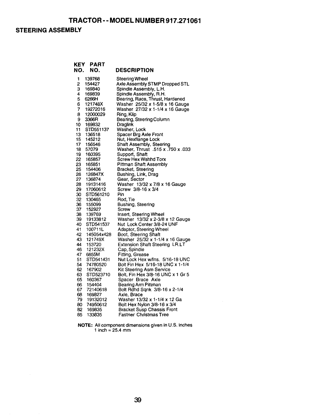 Craftsman 917.271061 owner manual Assembly, L.H, 19272016, Shaft 