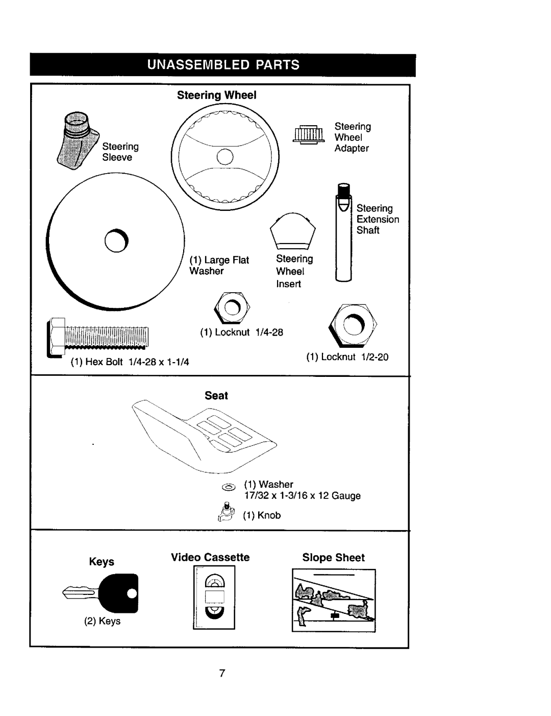 Craftsman 917.271554 owner manual Steering Wheel 