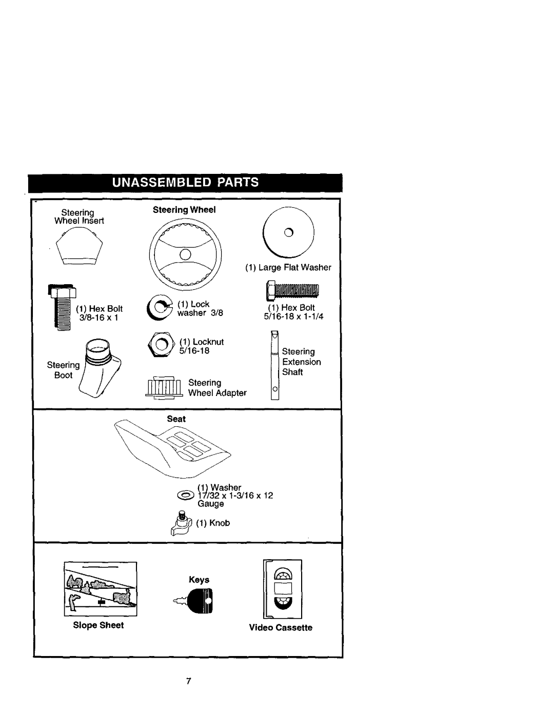 Craftsman 917.271641 owner manual Steering WheelInsert 