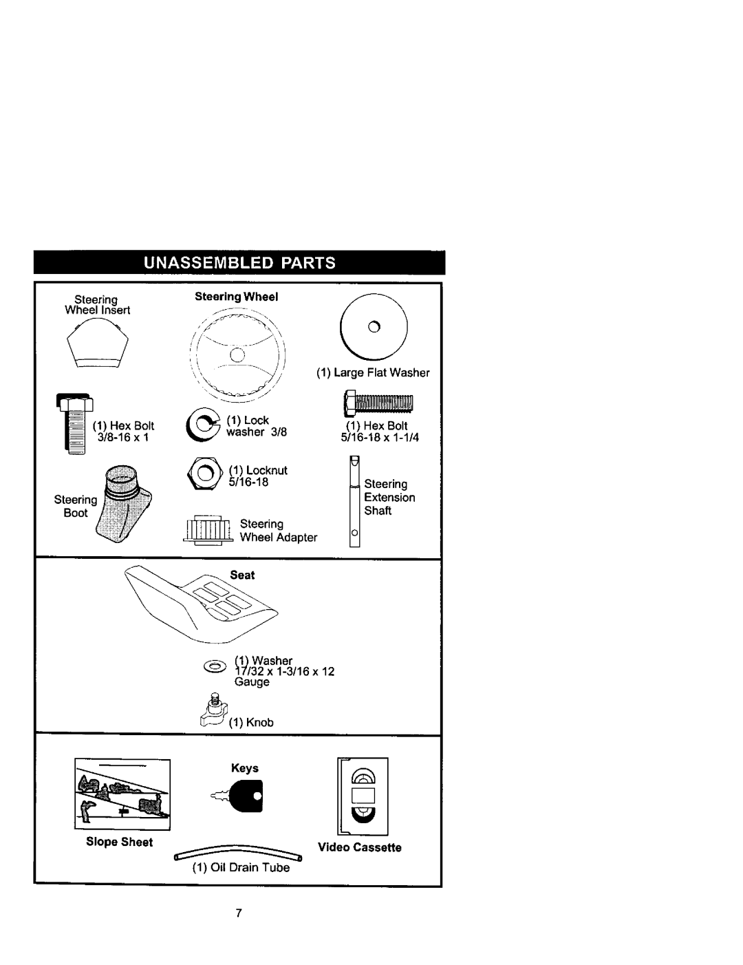 Craftsman 917.271742 owner manual Steering Wheel 