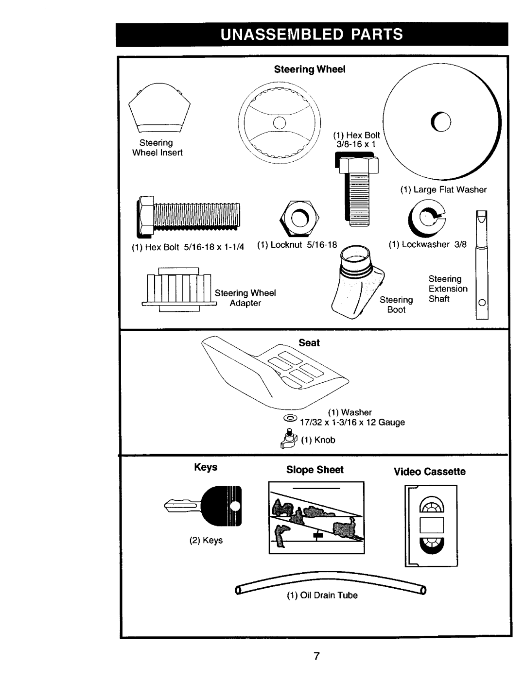 Craftsman 917.271815 owner manual Seat 