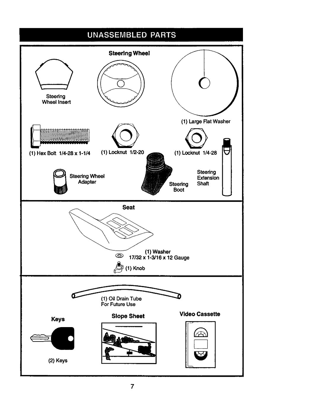 Craftsman 917.27191 owner manual Steering Wheel 