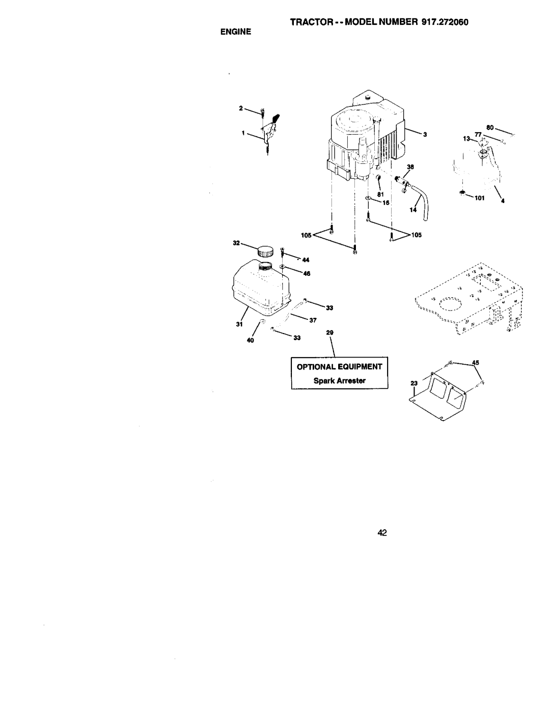 Craftsman 917.27206 owner manual Optional Equipment 