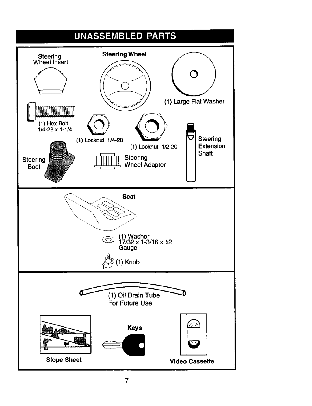 Craftsman 917.2720601 manual For Future Use, 28 x 1-1/4 