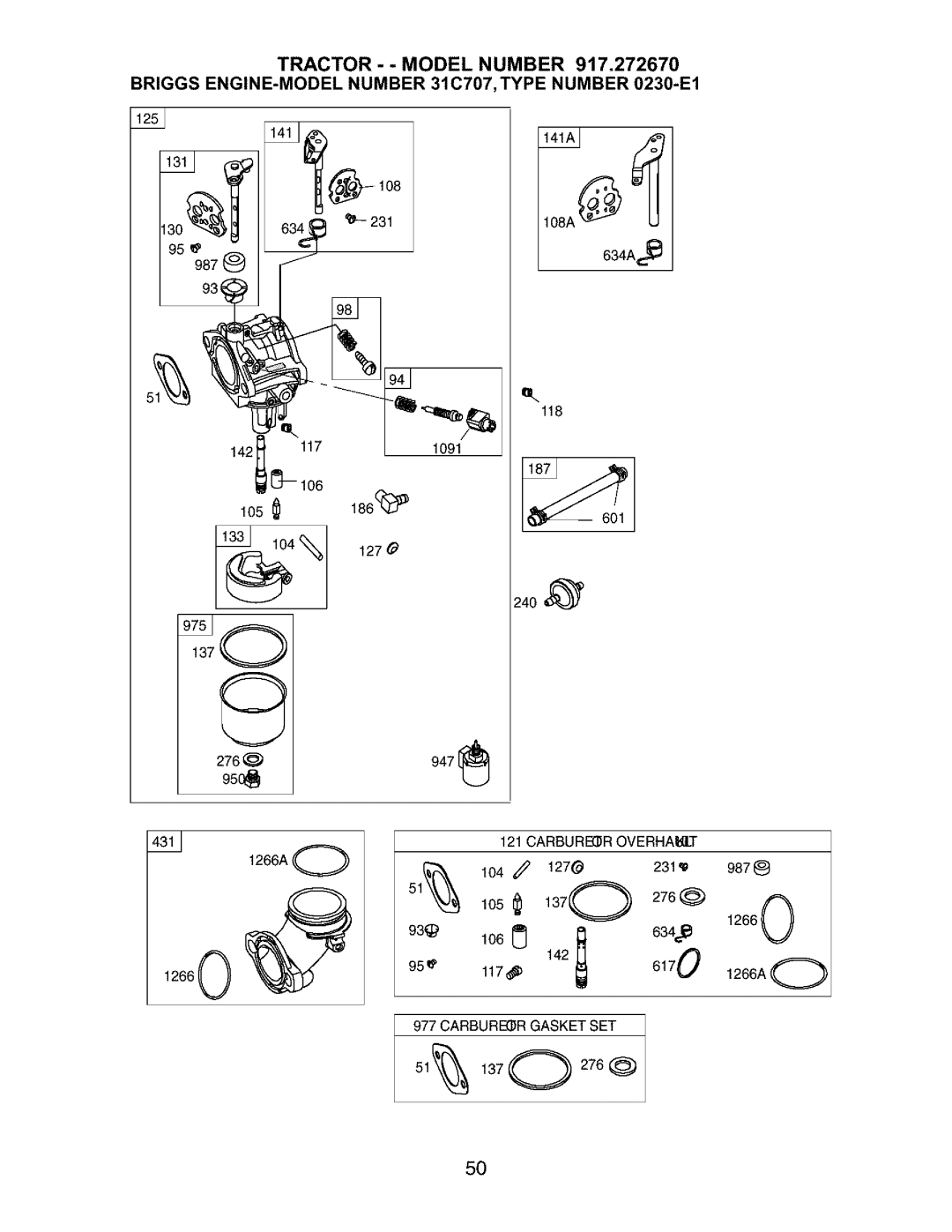 Craftsman 917.27267 owner manual 947 