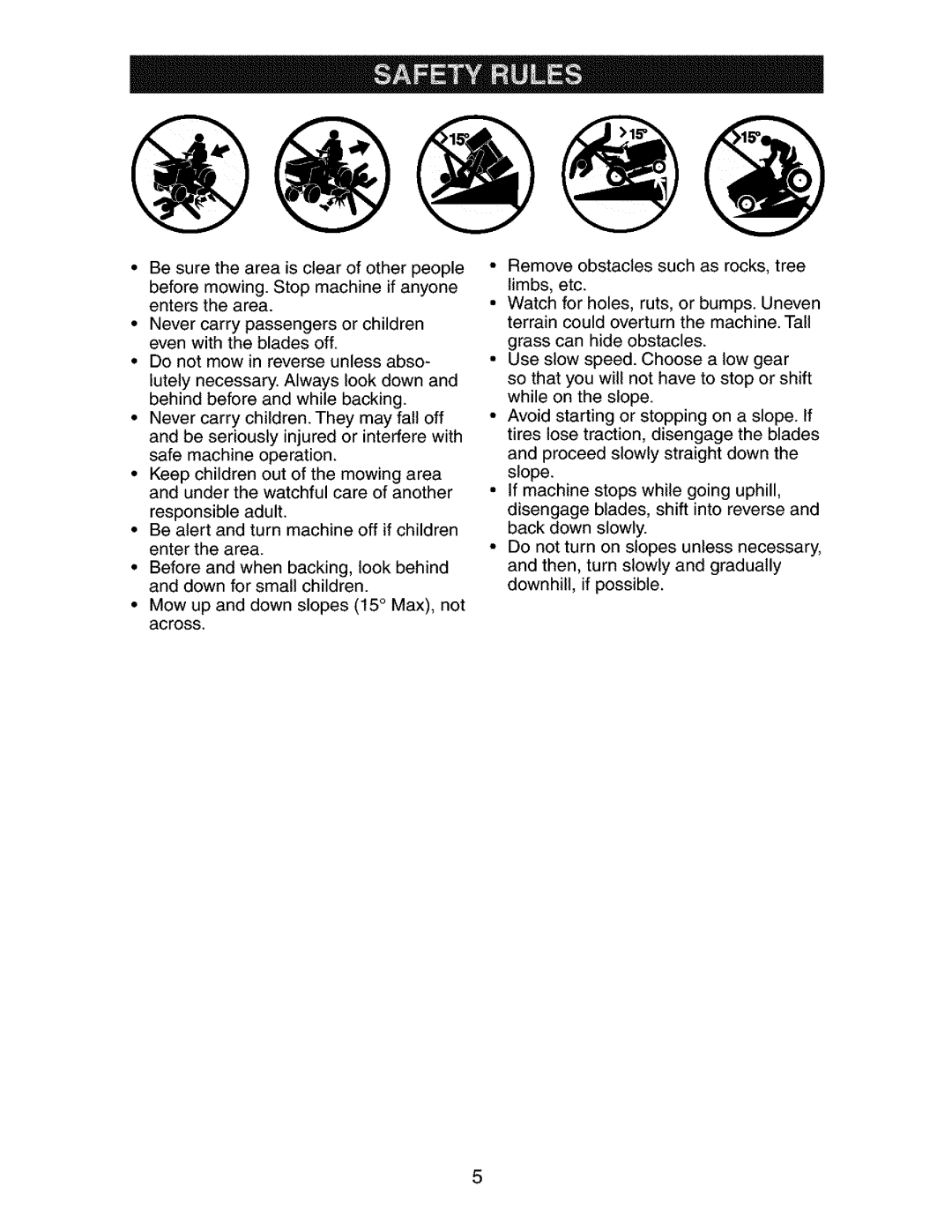 Craftsman 917.27268 manual Across 