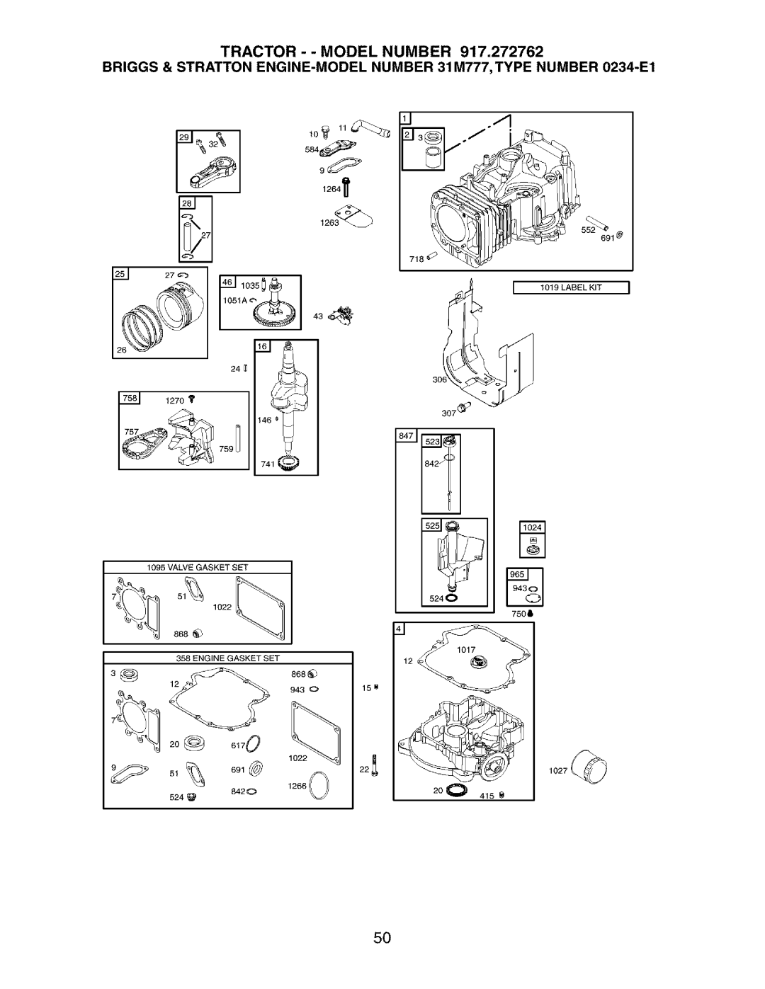 Craftsman 917.272762 manual 1o8o 