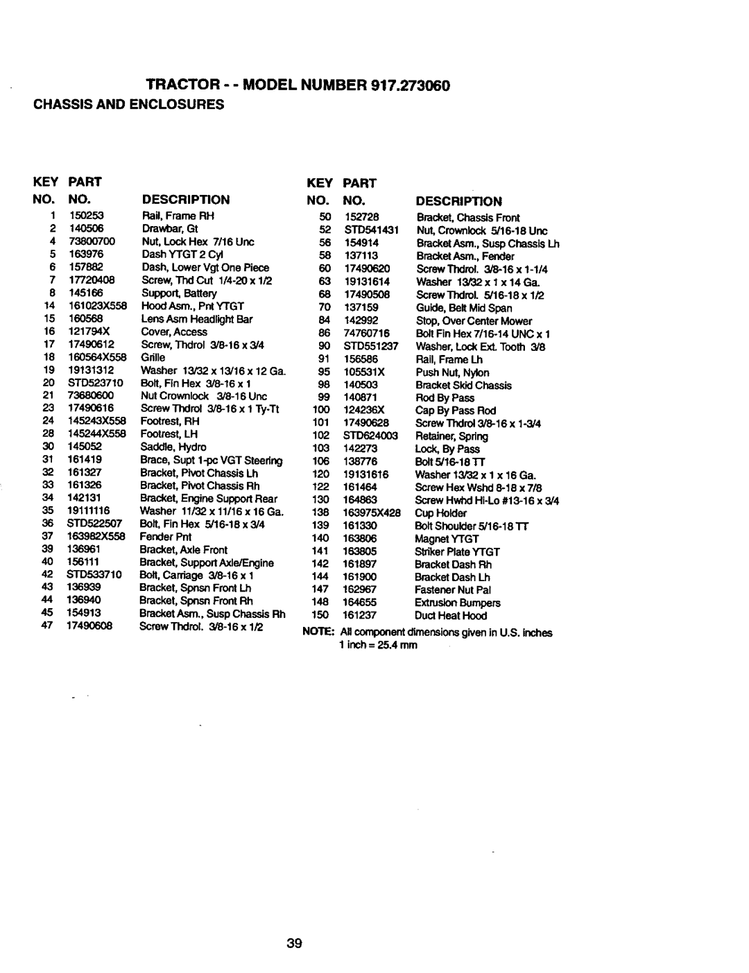 Craftsman 917.27306 owner manual Bracket, SupportAxle/Engine 