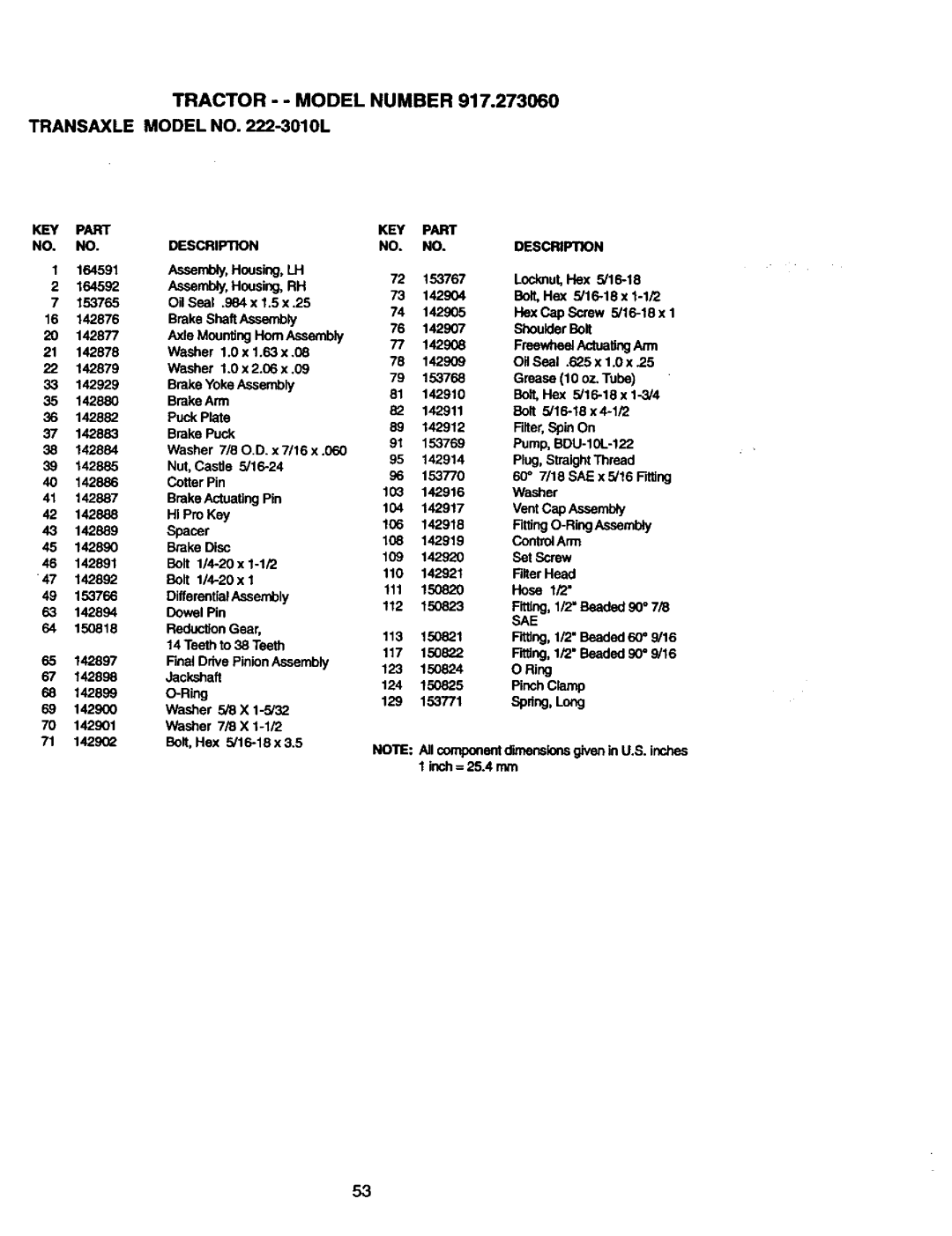 Craftsman 917.27306 owner manual Sae 