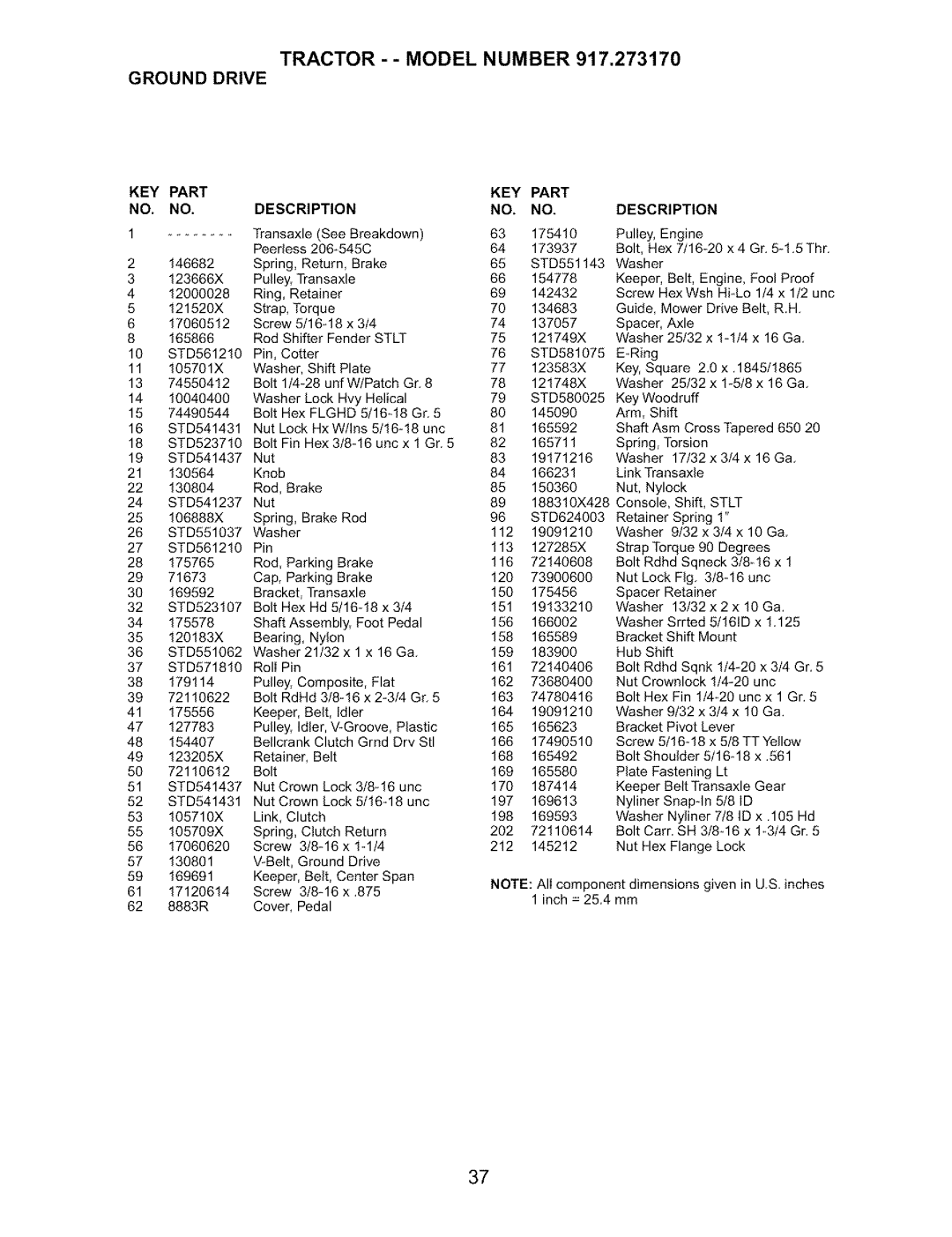 Craftsman 917.27317 owner manual X .1845/1865 