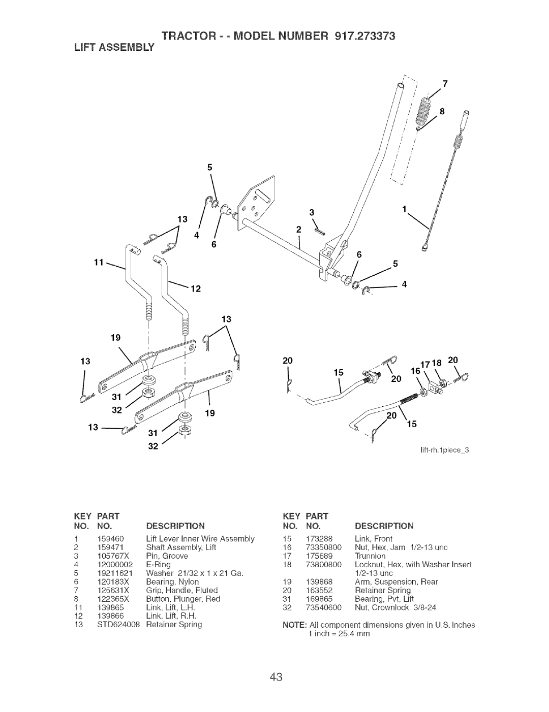 Craftsman 917.273373 owner manual UFT Assembly 