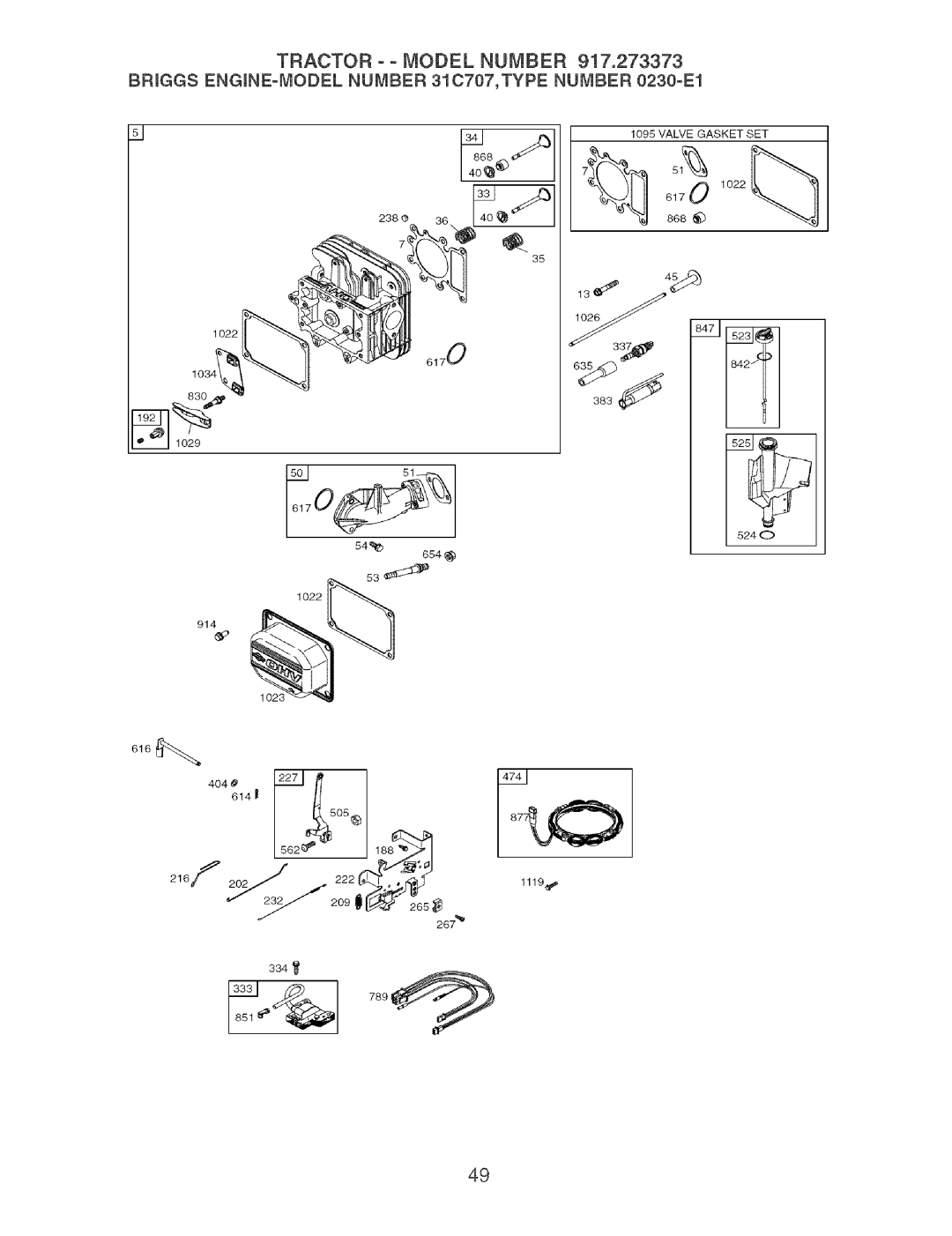 Craftsman 917.273373 owner manual 216 