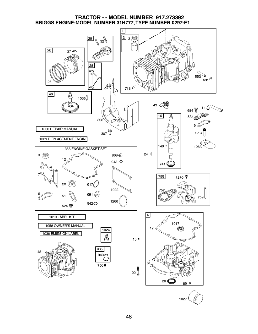 Craftsman 917.273392 manual 515 