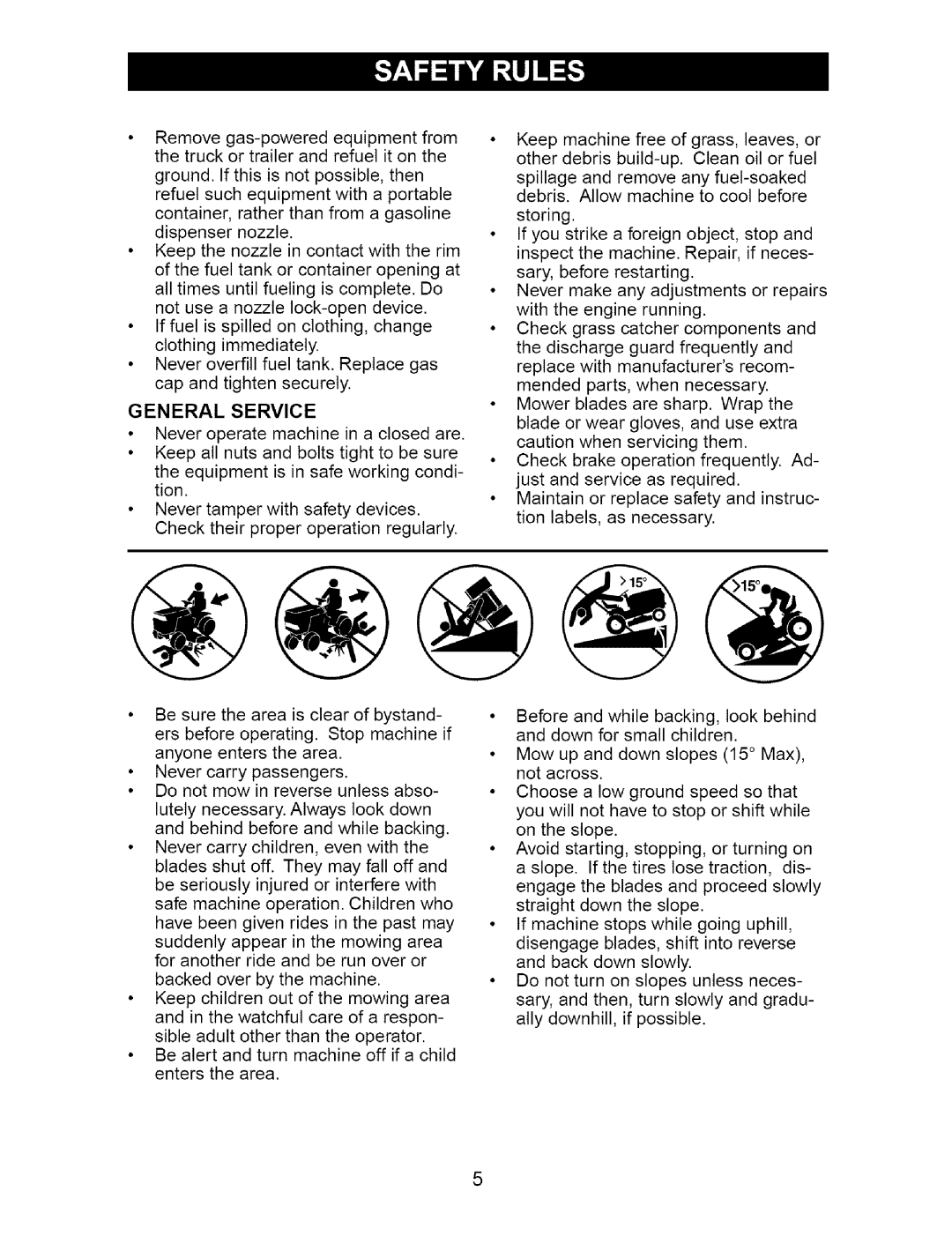 Craftsman 917.273642 manual General Service 