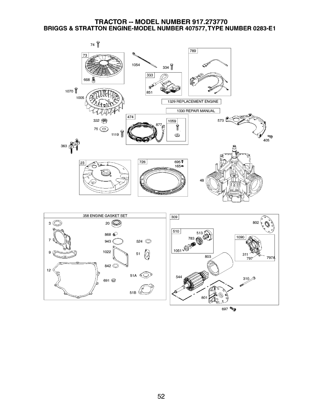 Craftsman 917.27377 manual 20@ 