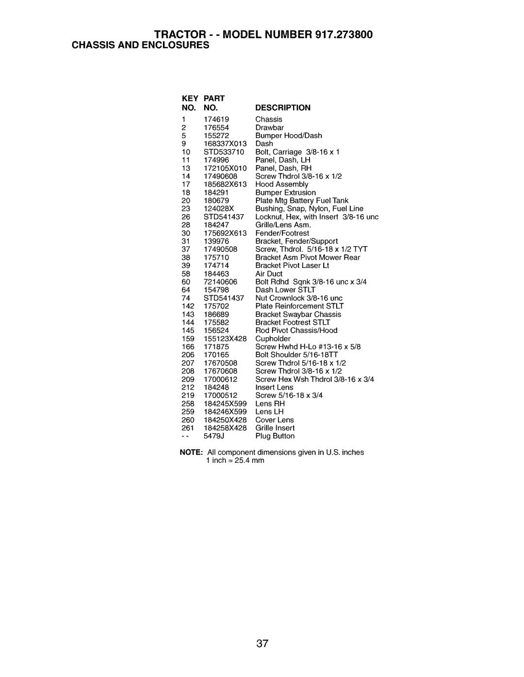 Craftsman 917.2738 owner manual 206 