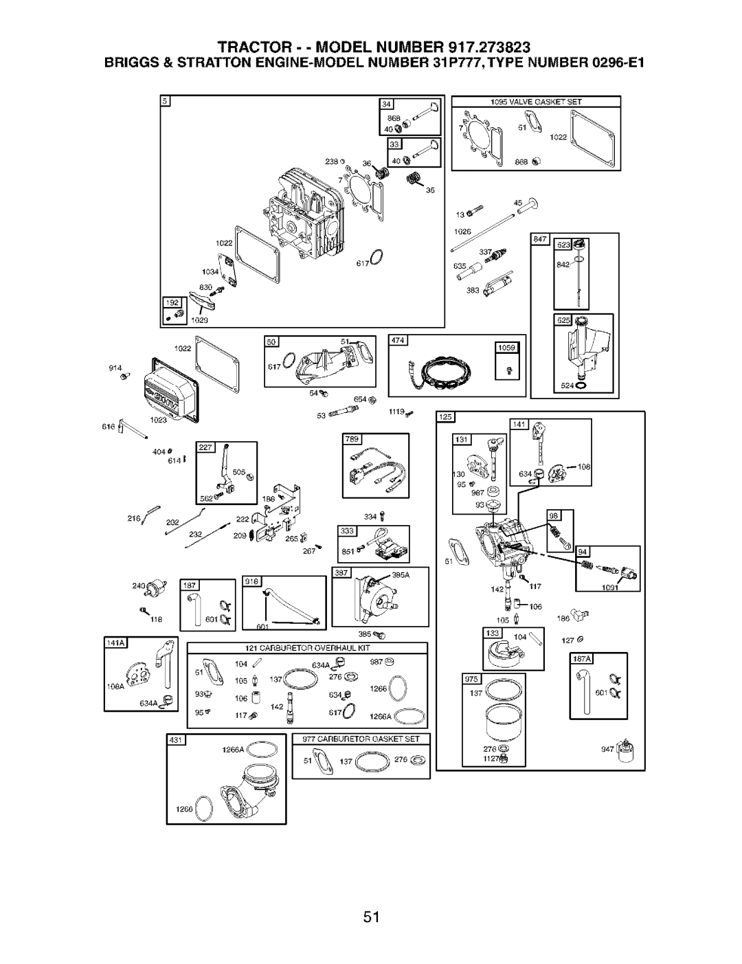 Craftsman 917.273823 owner manual 1022 914 