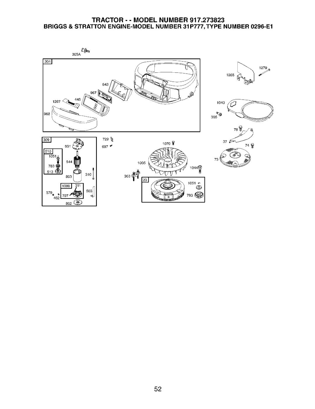 Craftsman 917.273823 owner manual 729 