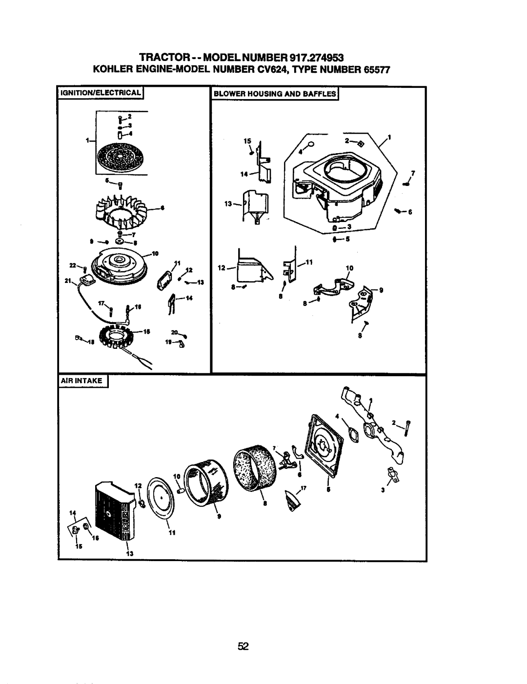 Craftsman 917.274953 manual 14--1 