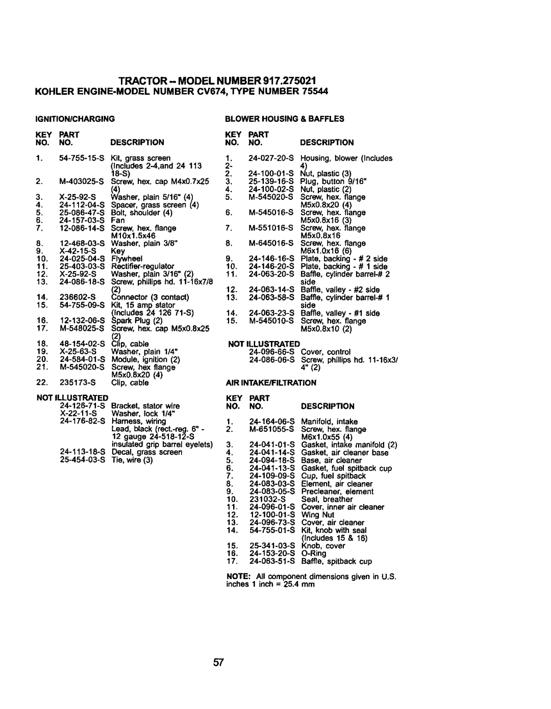 Craftsman 917.275021 manual 25-139-16-S 