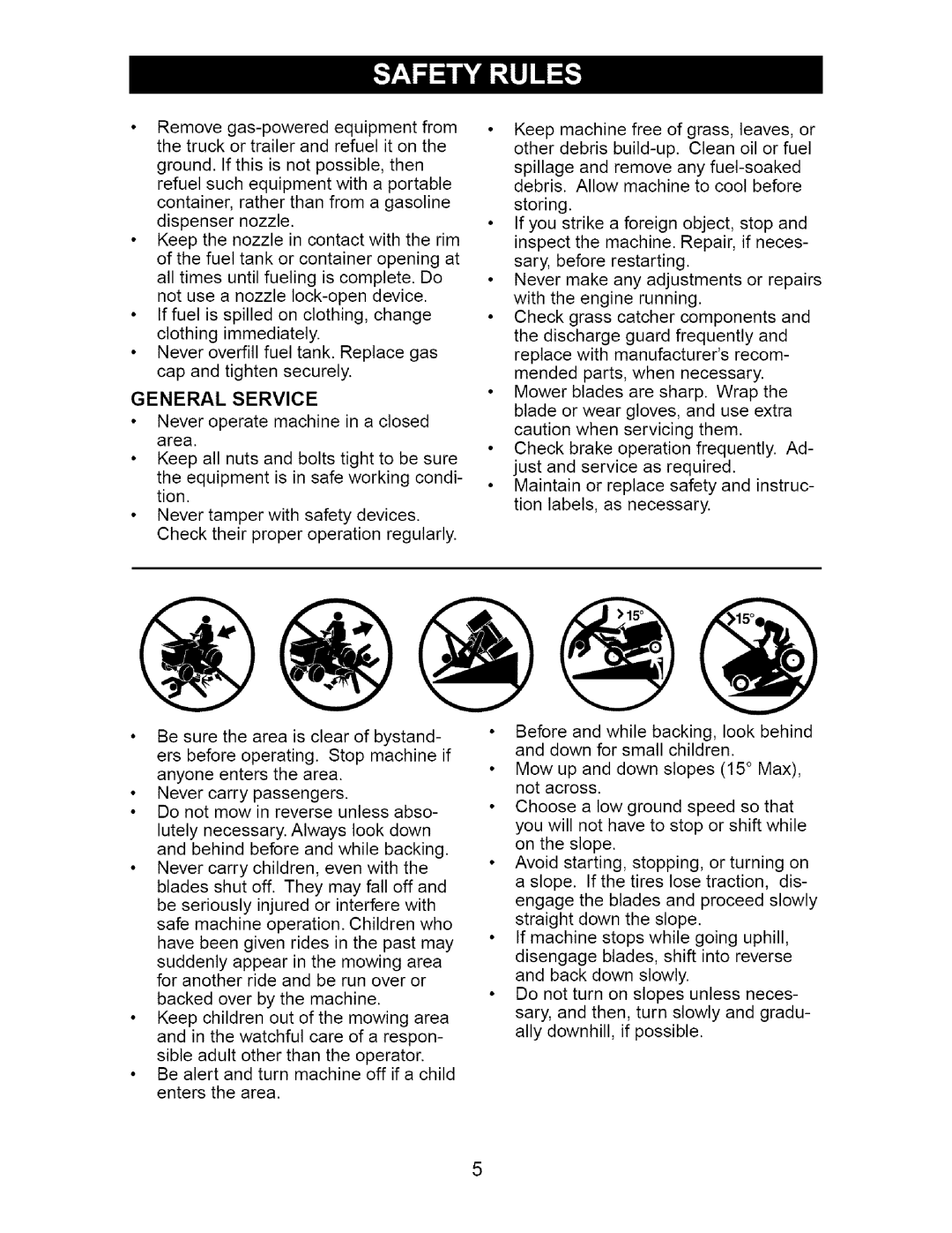 Craftsman 917.275632 manual General Service 