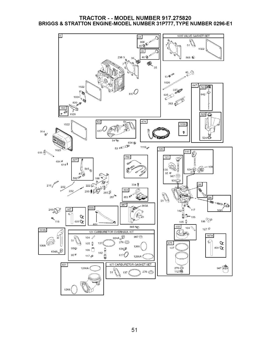 Craftsman 917.27582 owner manual 1266A 