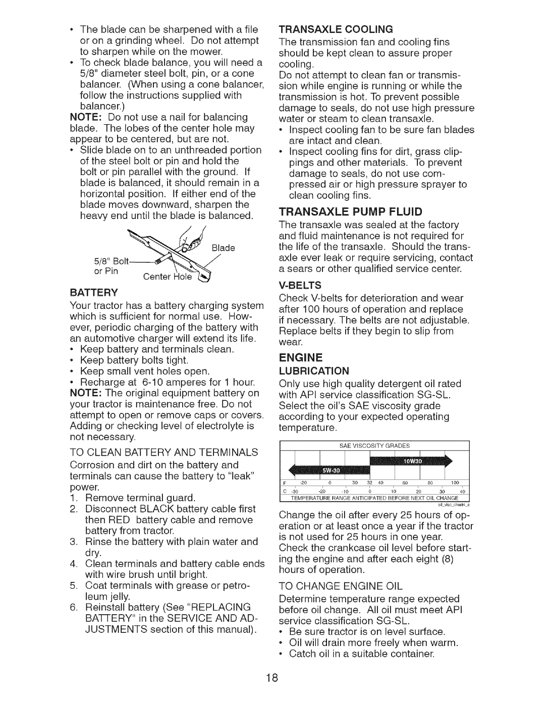 Craftsman 917.2759 manual To Change Engine OIL, Engine Lubrication 