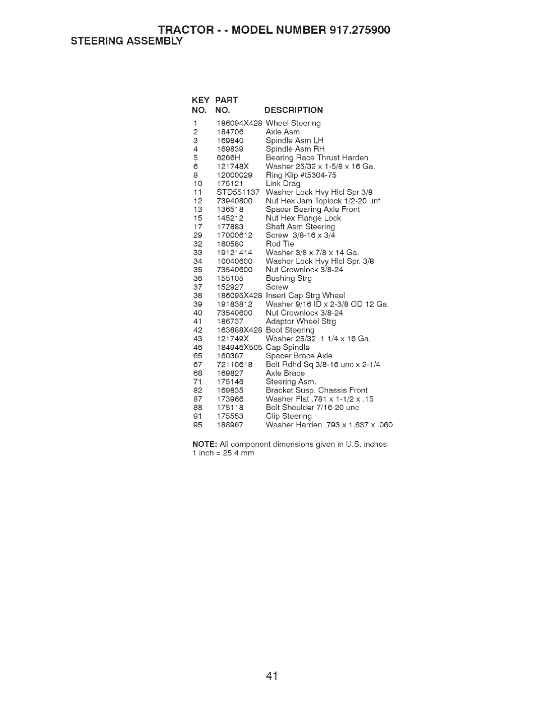 Craftsman 917.2759 manual Description 