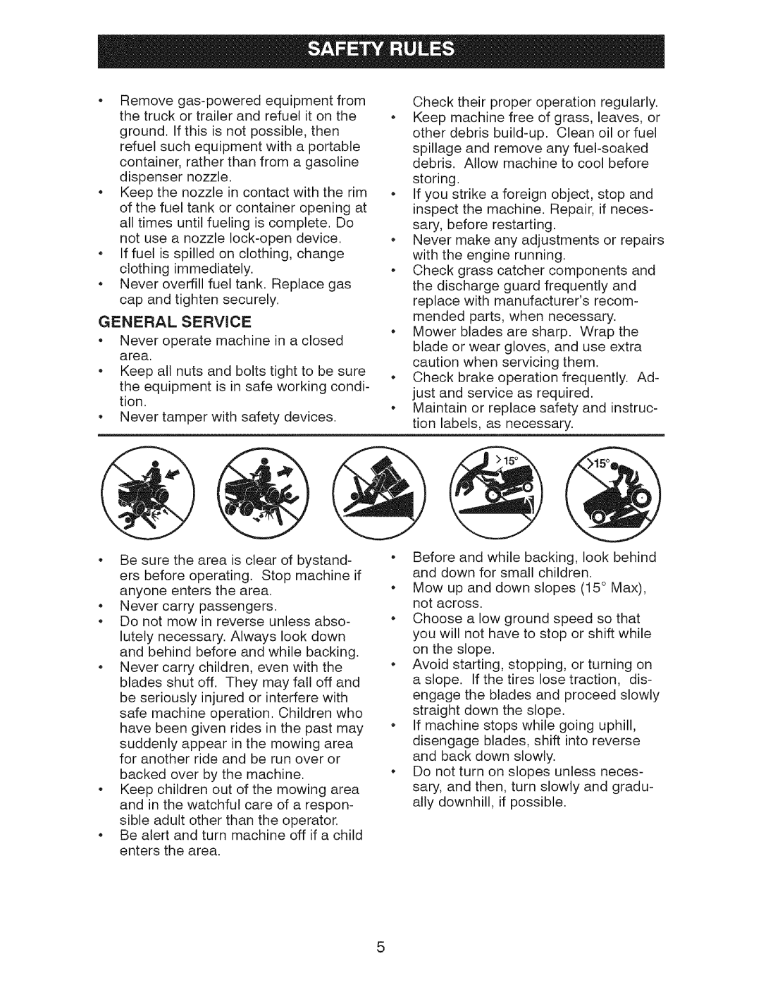 Craftsman 917.2759 manual General Service 