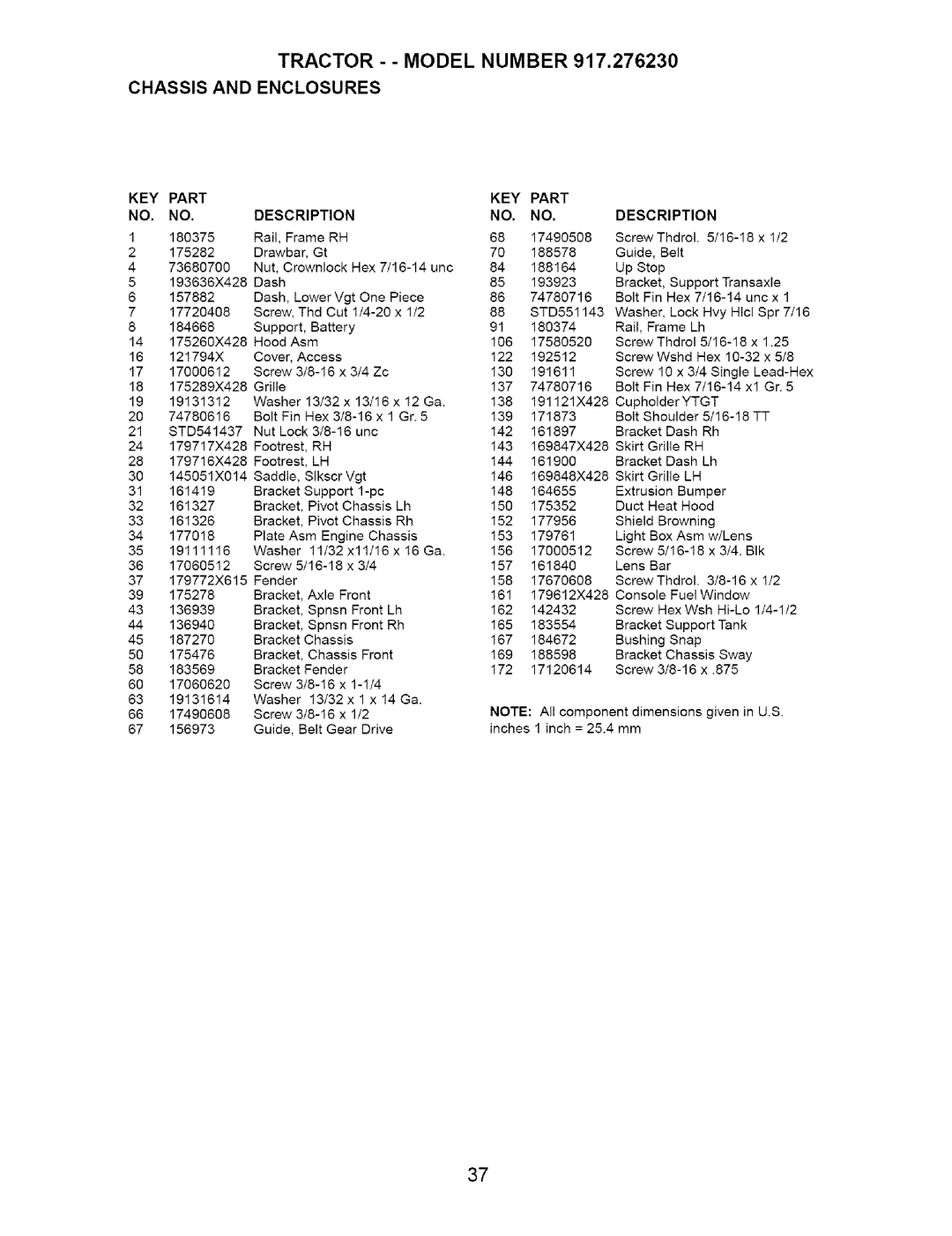 Craftsman 917.27623 owner manual Part 