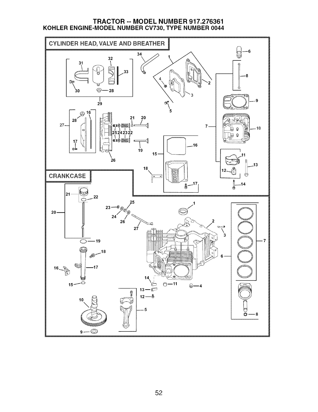 Craftsman 917.276361 manual 111F 