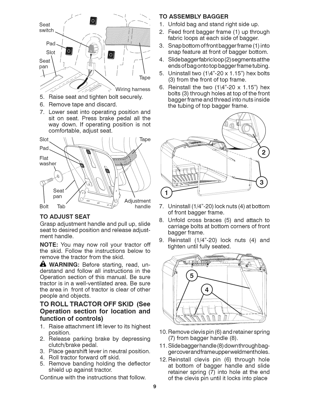 Craftsman 917.28035 owner manual pan Tape Wiring harness 