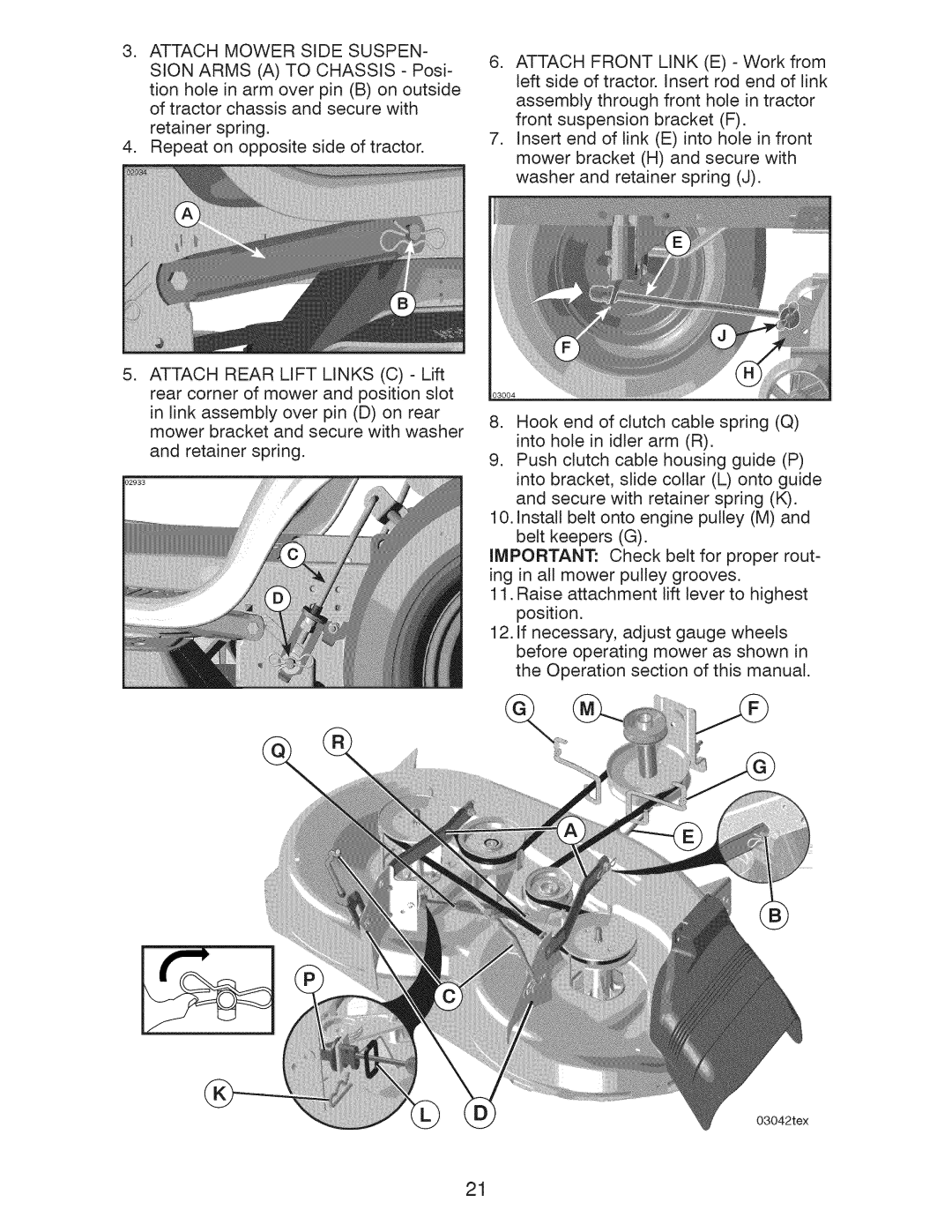 Craftsman 917.289210, 917.289211, 917.289213, YT 3000 manual 03042tex 