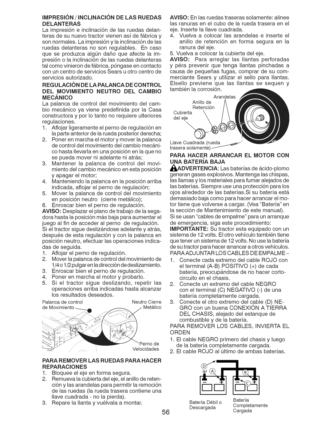 Craftsman 917.289240 owner manual Mec.&Nico 