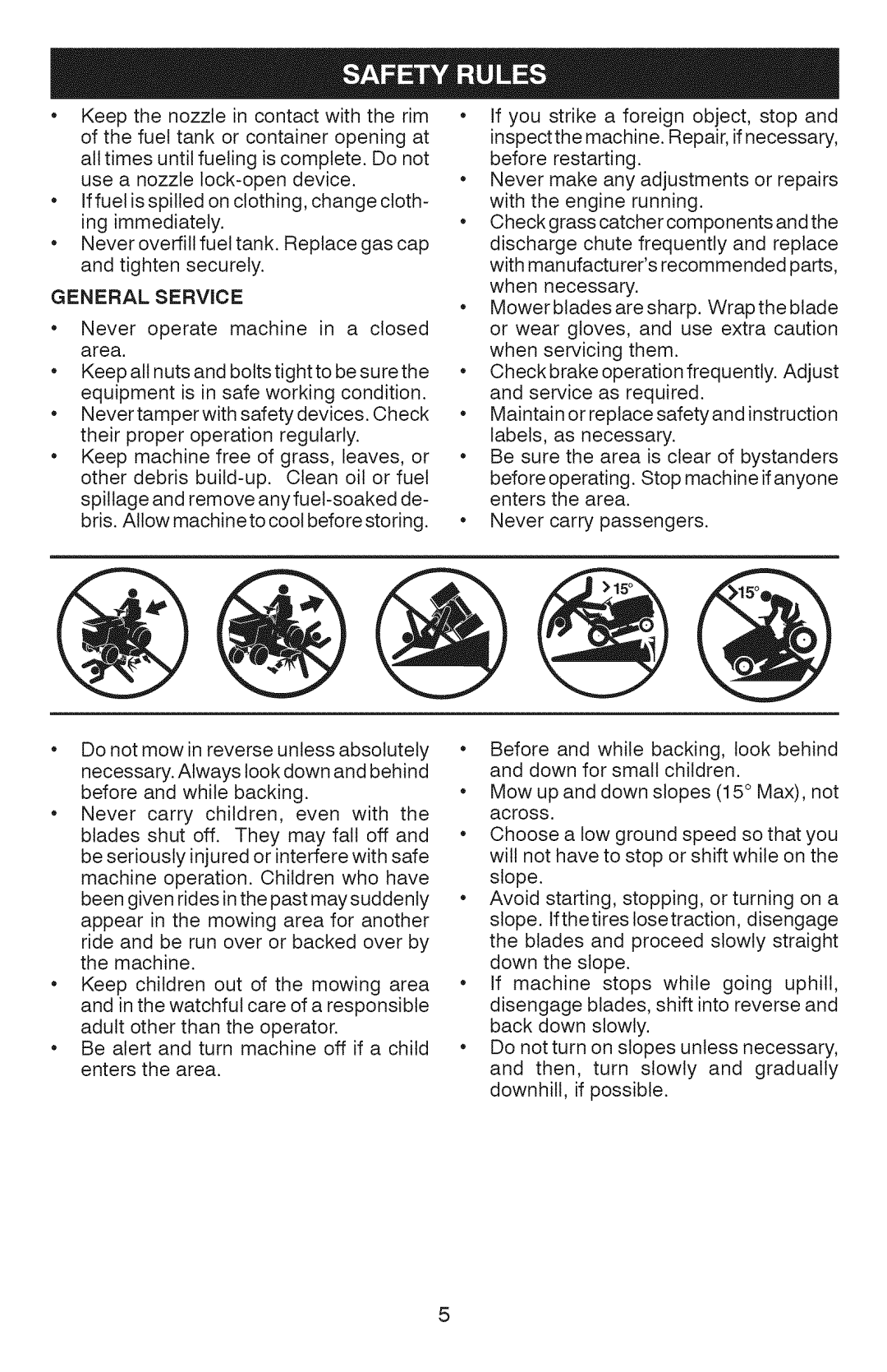 Craftsman 917.28927 manual Generalservice 