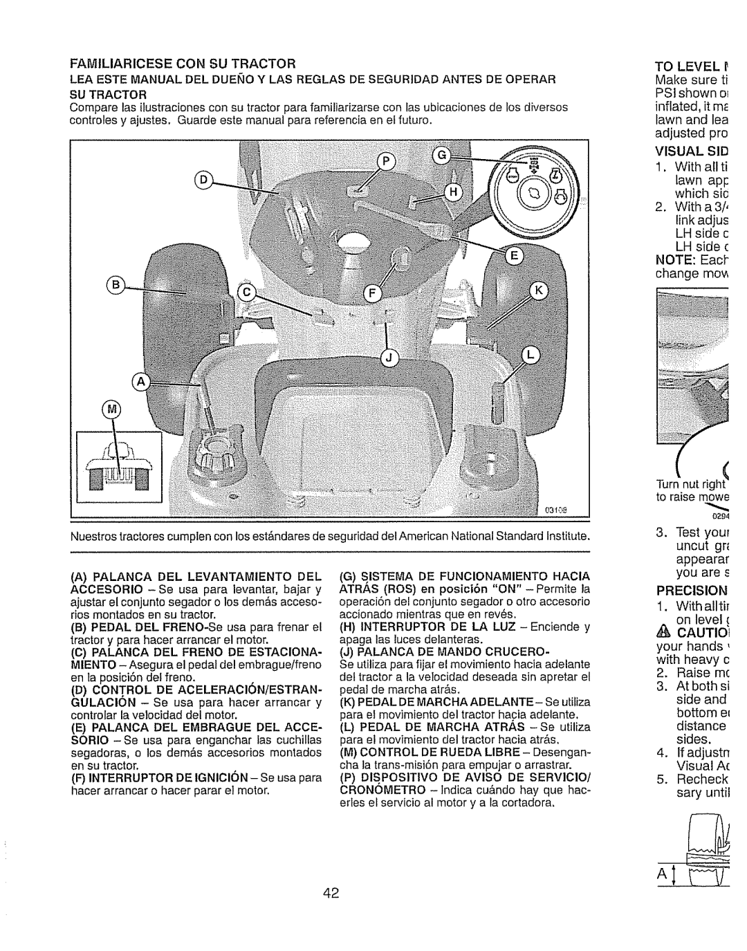 Craftsman 917.289280 manual Uncut gr, With alltir 