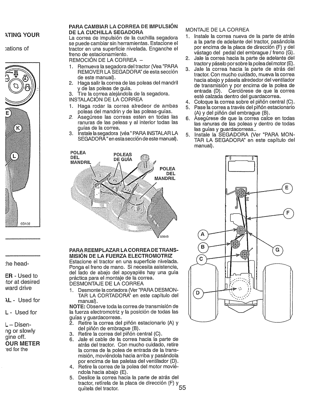 Craftsman 917.289280 manual Ations 