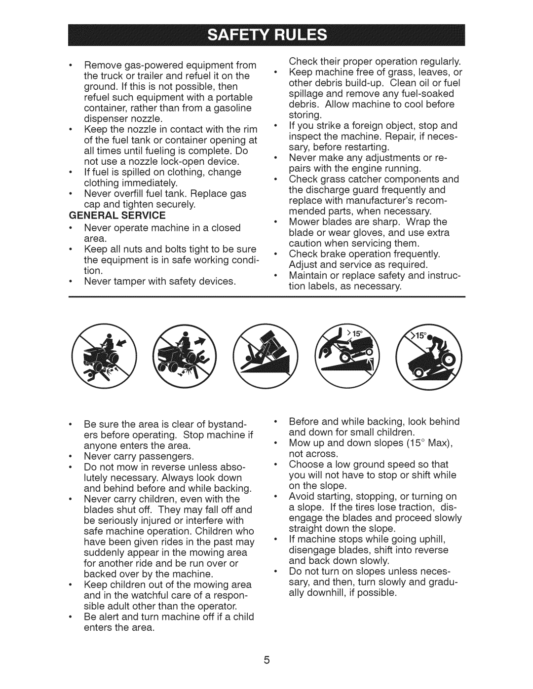 Craftsman 917.289281 manual General Service 