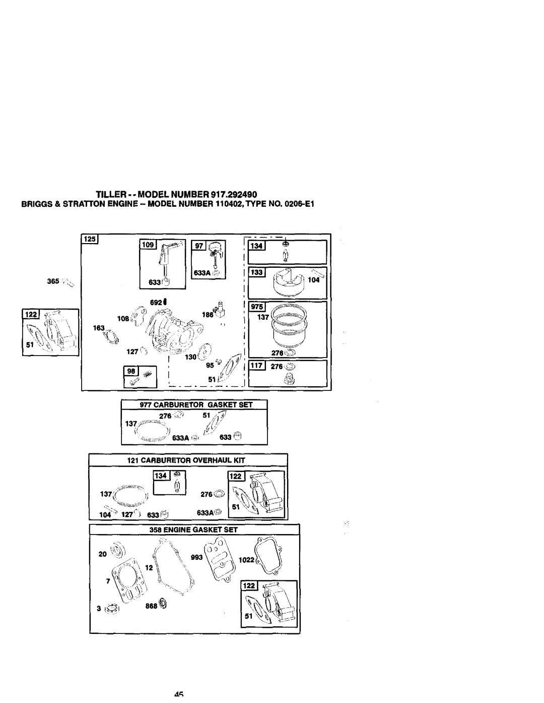 Craftsman 917.29249 owner manual 633r 