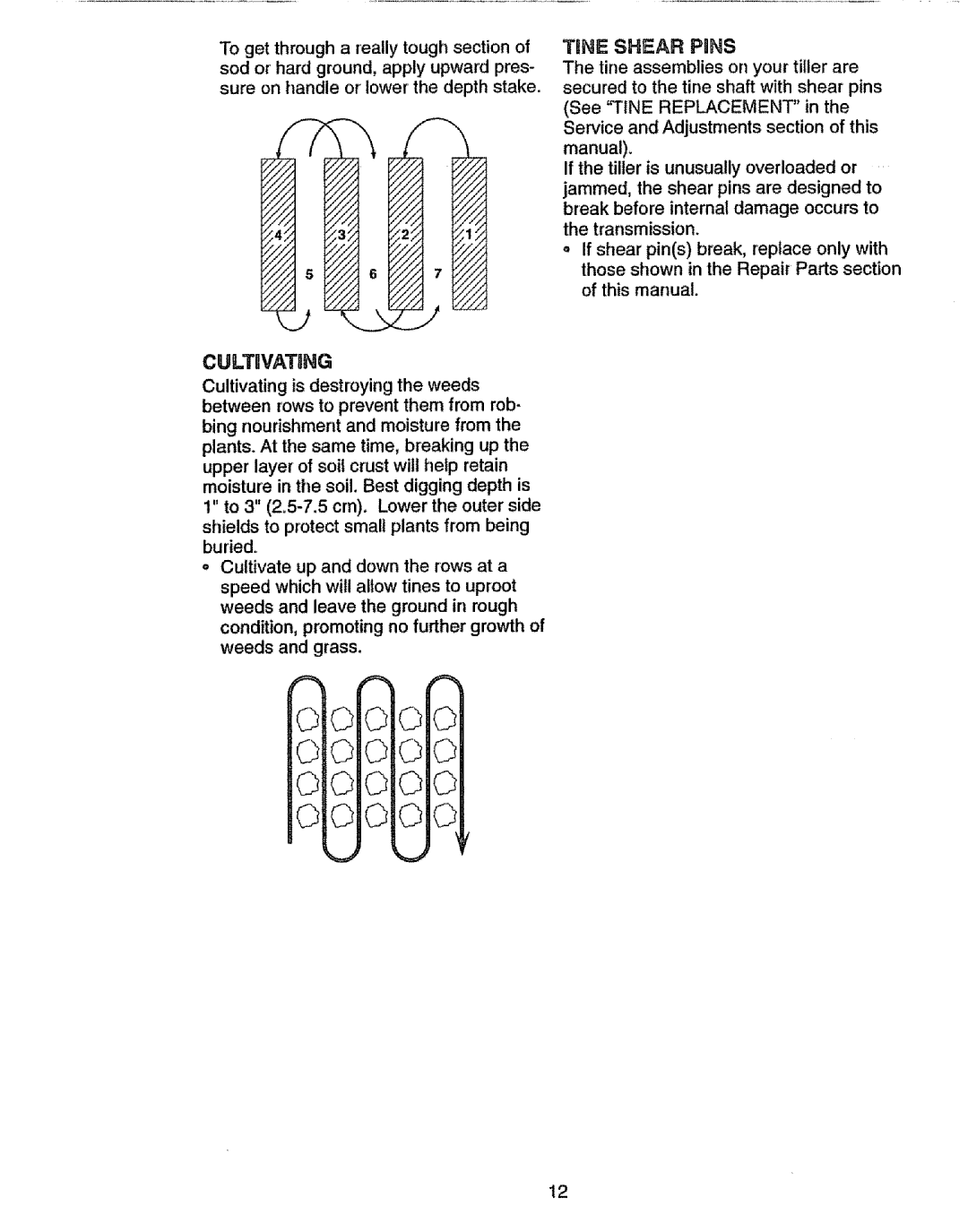 Craftsman 917.293301 owner manual OO1 OIO, Tine SHF.AR Puns 