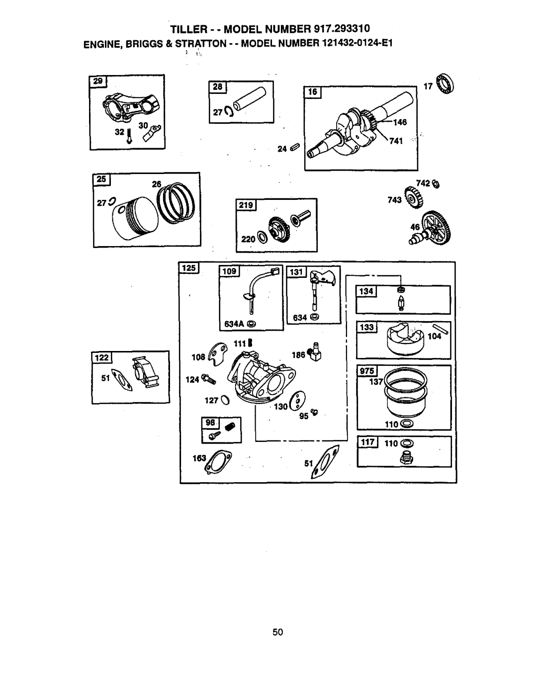 Craftsman 917.29331 owner manual 634 634A 111 186 