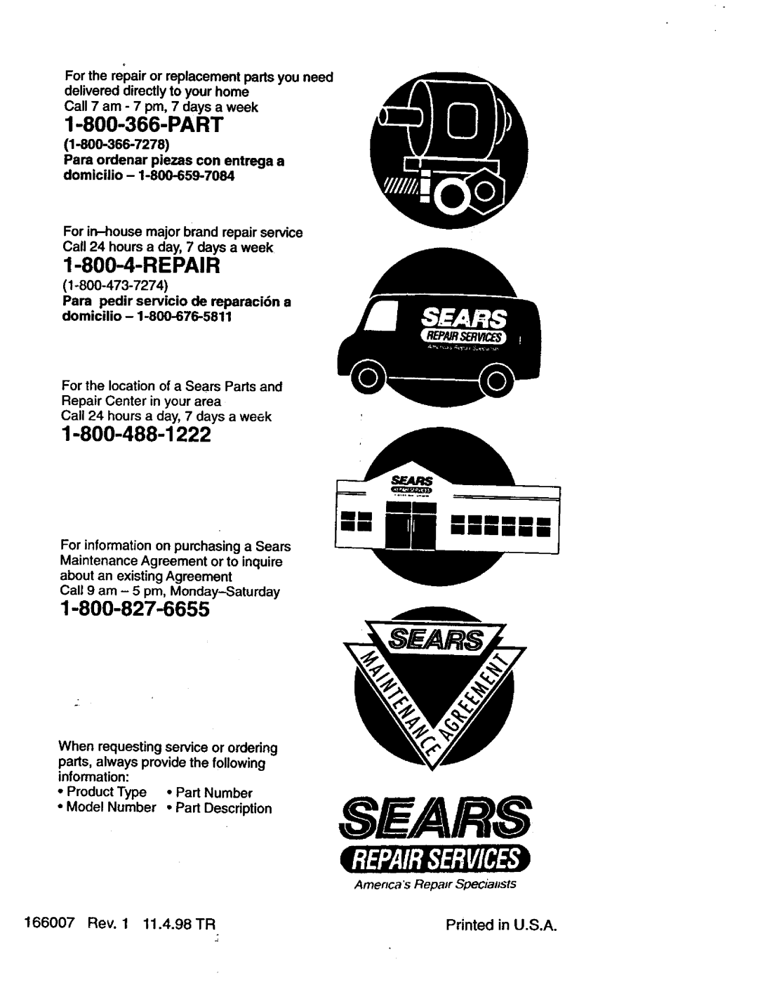 Craftsman 917.29331 owner manual Sears 