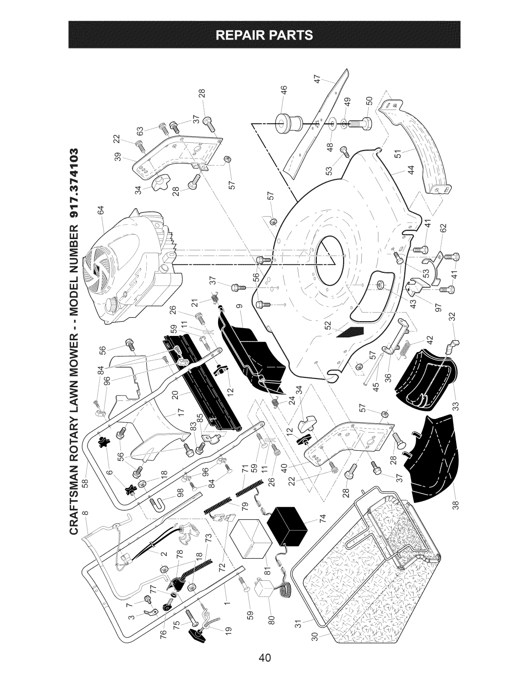 Craftsman 917.374103 owner manual 