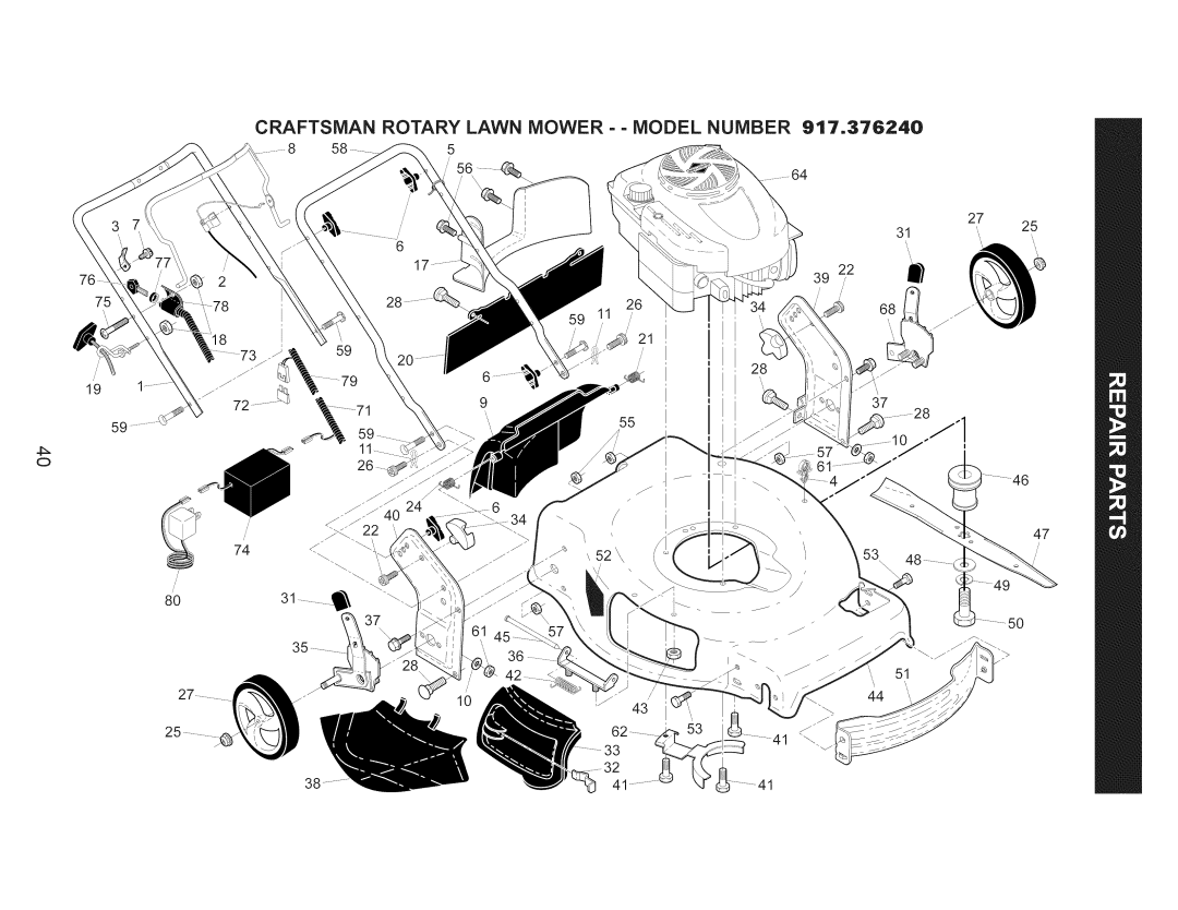 Craftsman 917.376240 manual 52 